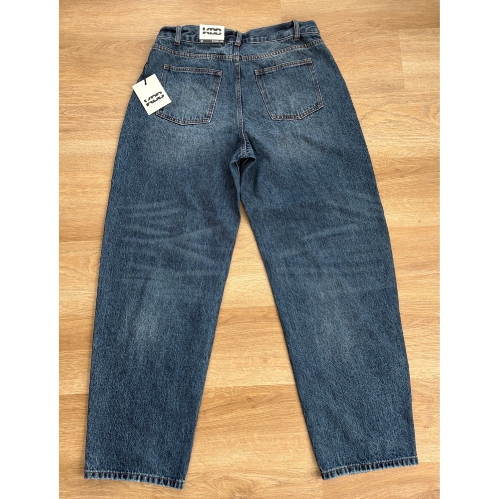 NWT Womens KBB by Kahlana "The Denim Jacket" - Large - Light Denim Wash - Picture 8 of 9